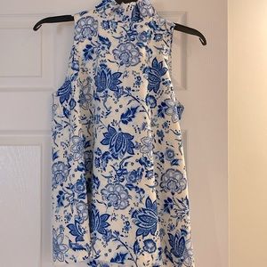 NWT Tuckernuck Back Bow Ruffle Neck Top